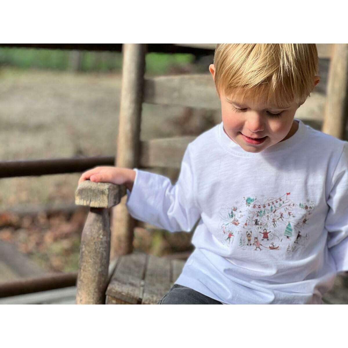 White Snow Scene T-Shirt