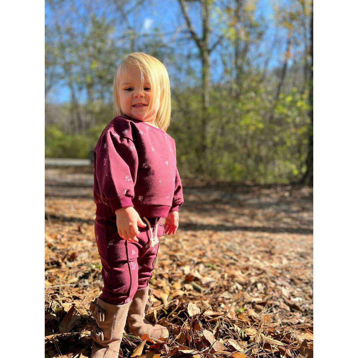 Jona Pants - Burgundy Skates