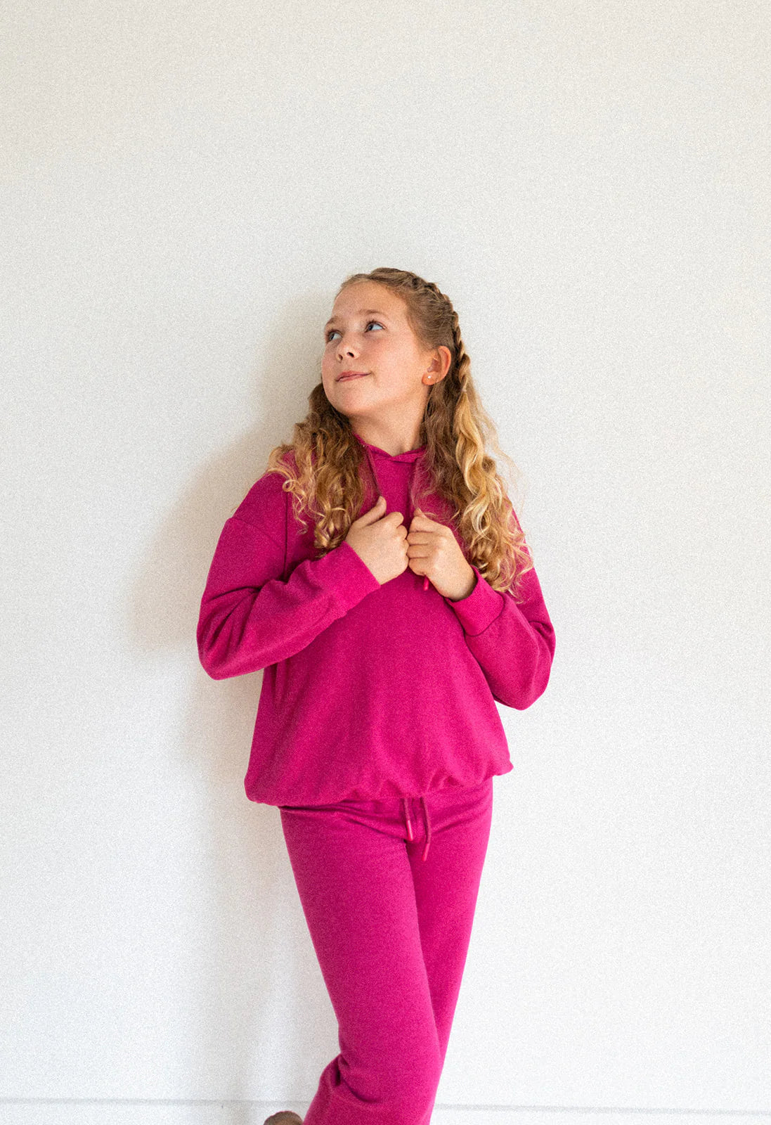 Youth Fleece Relaxed Hoodie - Cedar Grove & Rose Hip