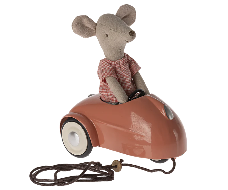 Mouse Car - Coral
