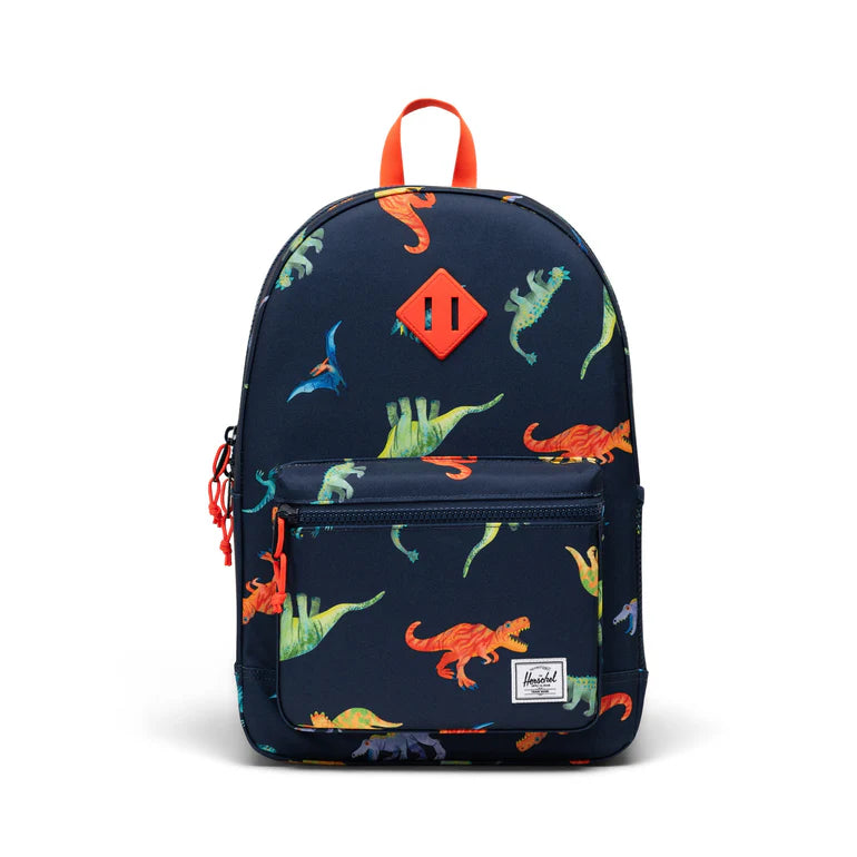 Herschel Heritage Youth Backpack - Watercolour Dinos Darkes