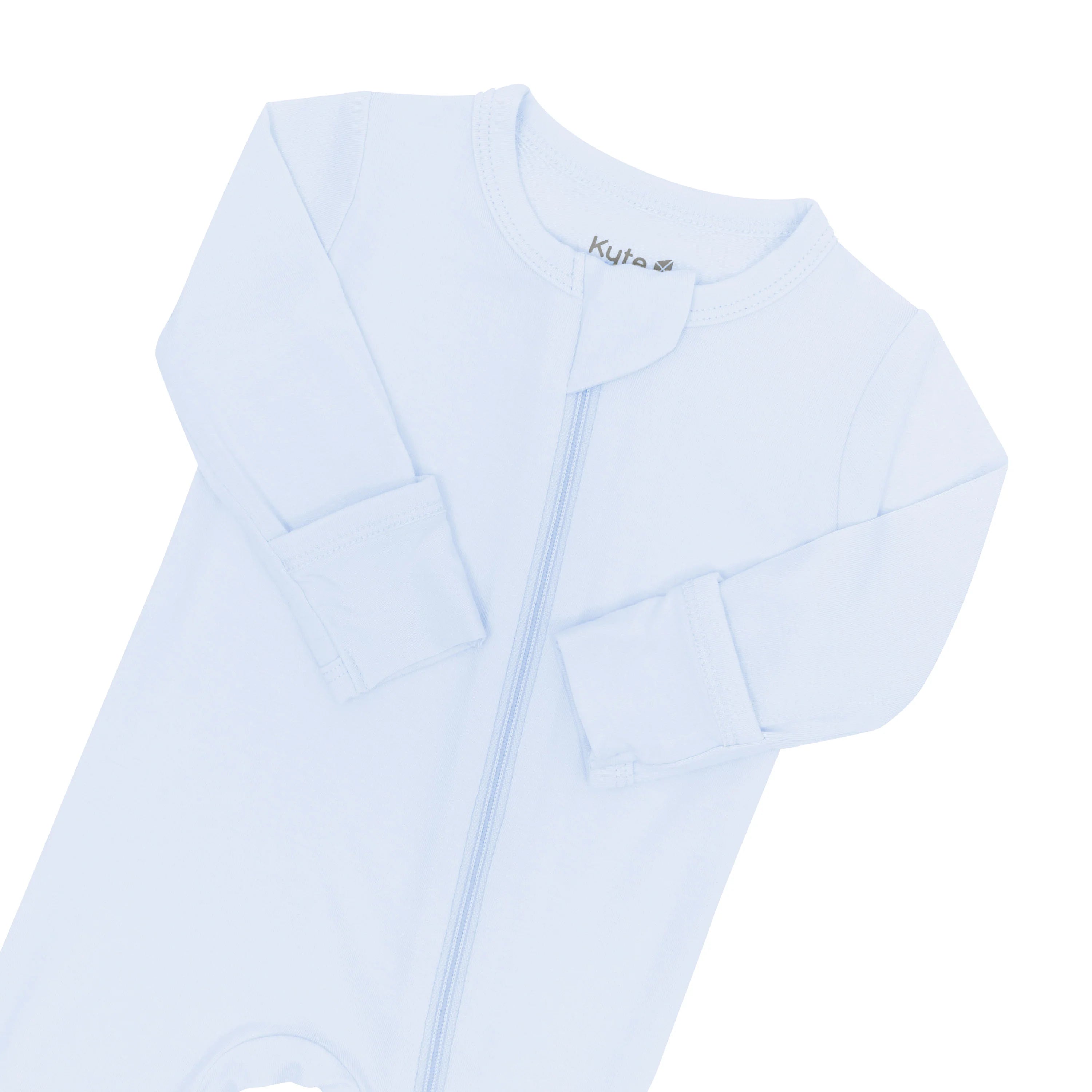 Zippered Footie in Mist