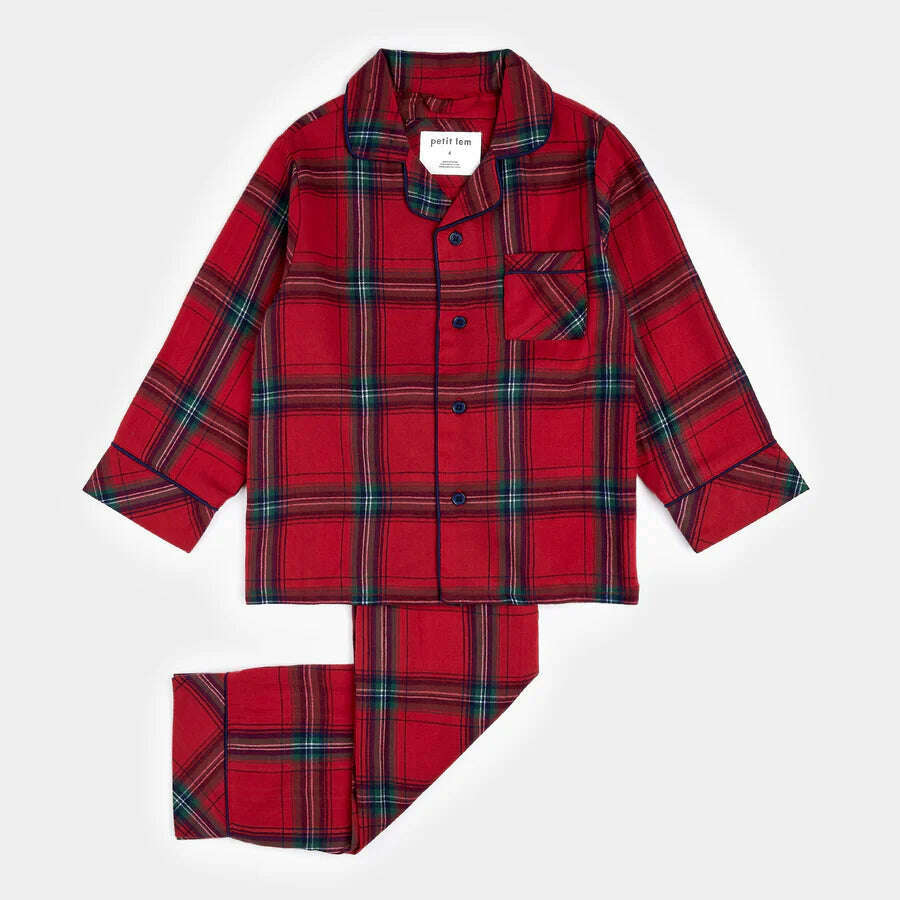 Scarlet Flannel PJ Set - Size 2