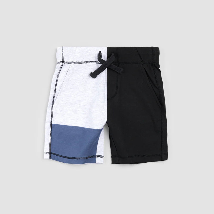 Color-Block Jersey Shorts - Size 10