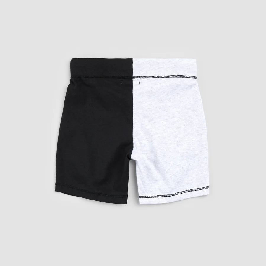 Color-Block Jersey Shorts - Size 10