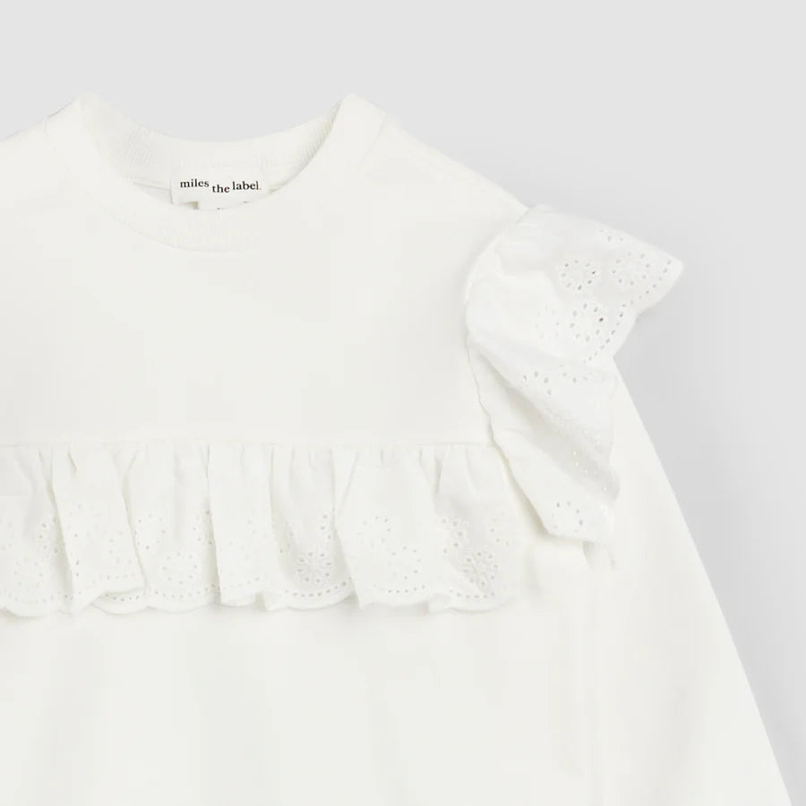 Dainty Off-White Top