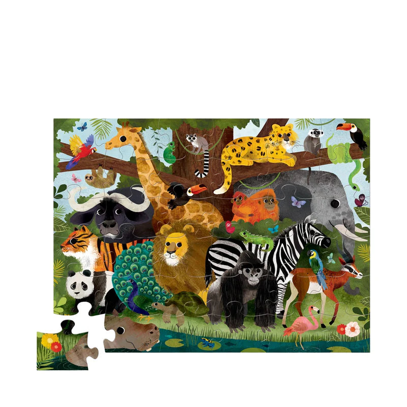 Jungle Friends Floor Puzzle - 36 Pc