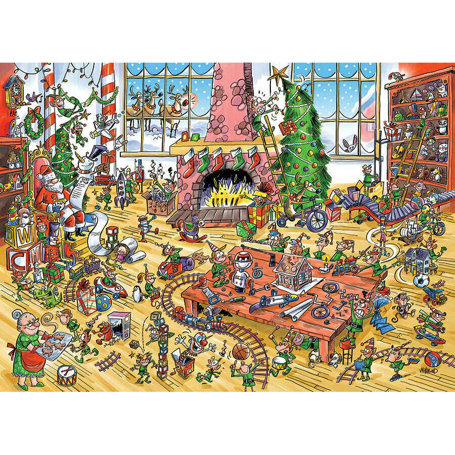 Elves at Work - Family Puzzle