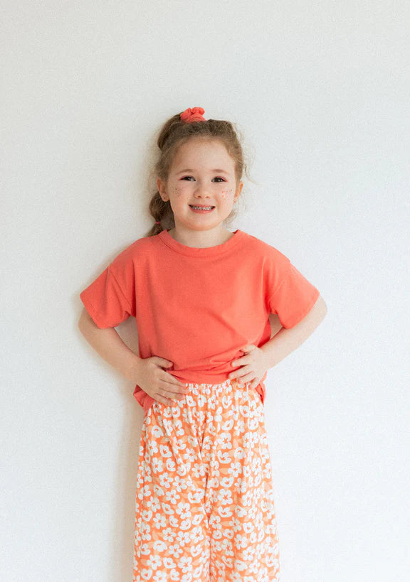 Wide Leg Pant - Sundae Bloom