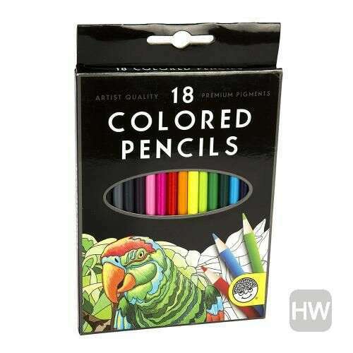 18 Colored Pencils