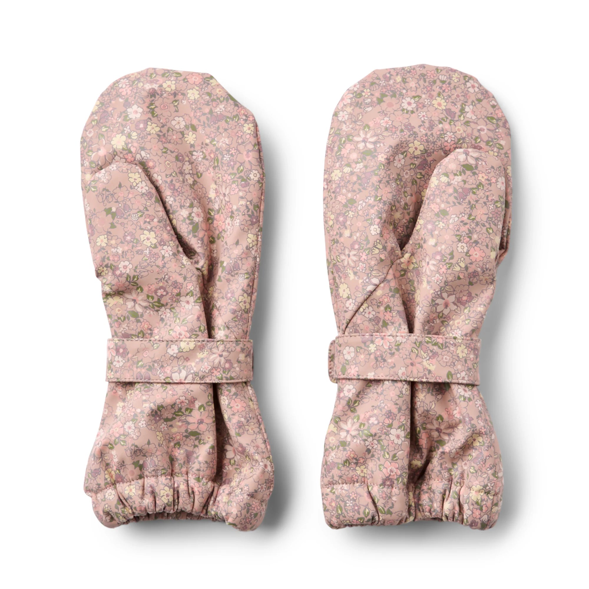 Rily Rain Mittens - Powder Flower Meadow