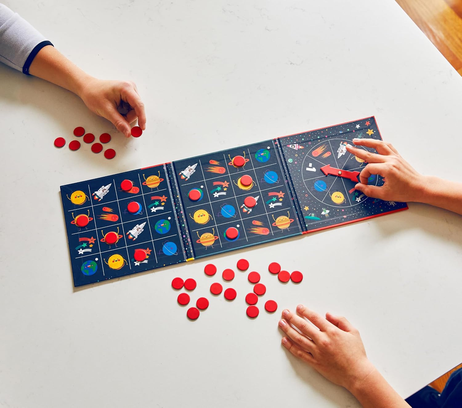 Mudpuppy - Outer Space Bingo Magnetic Board Game for Kids