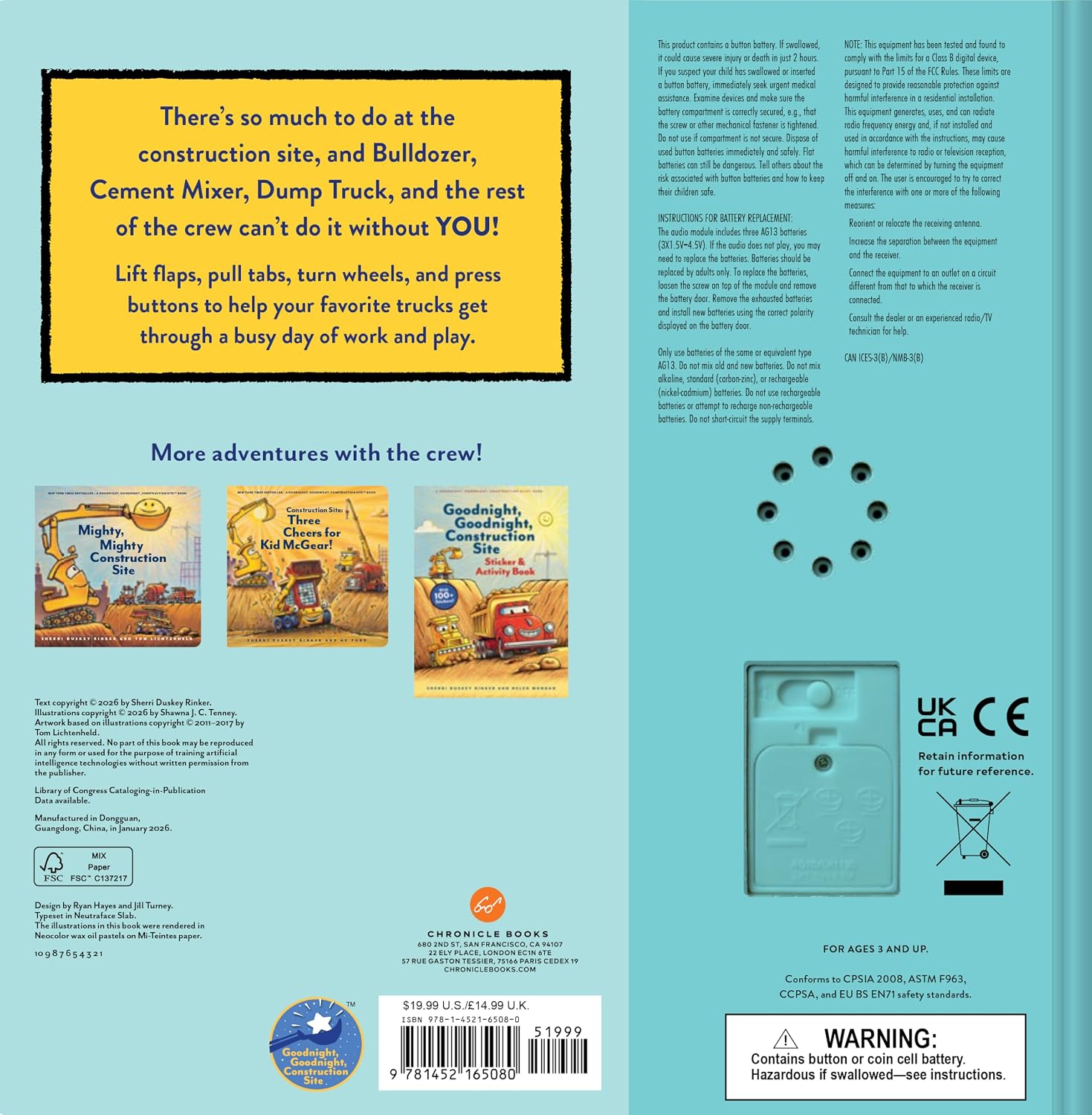 Construction Site: The Crew Needs YOU!: An Interactive Sound Book