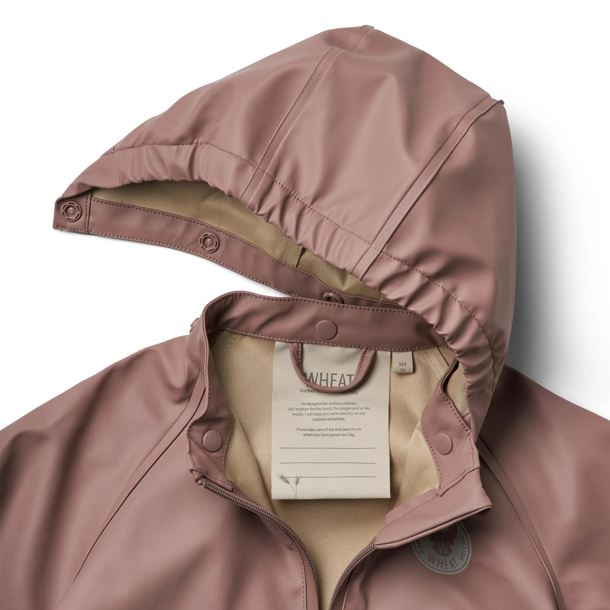 Charlie Overall Rainwear Set Rainsuit - Dusty Lilac