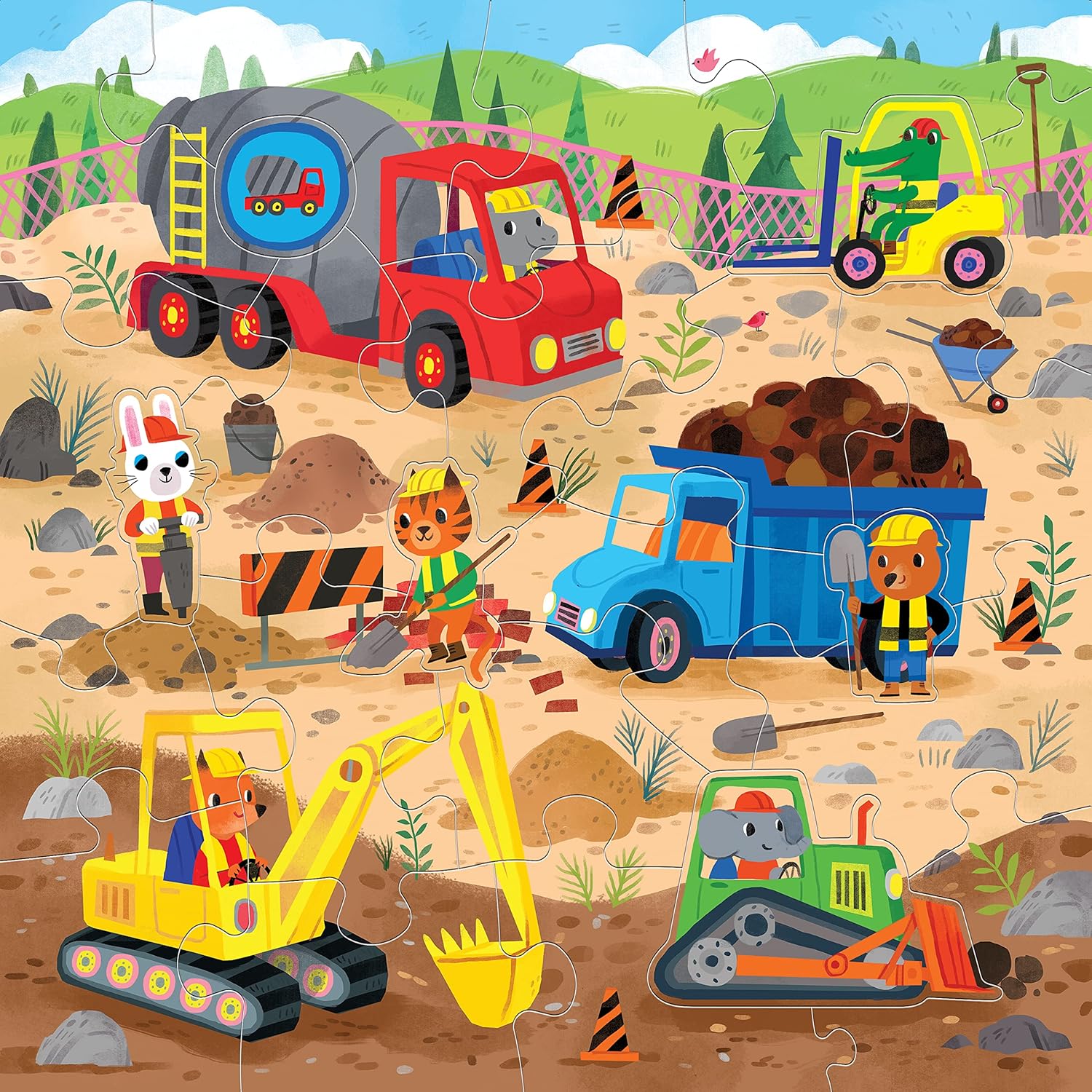 Contstruction Site Floor Puzzle