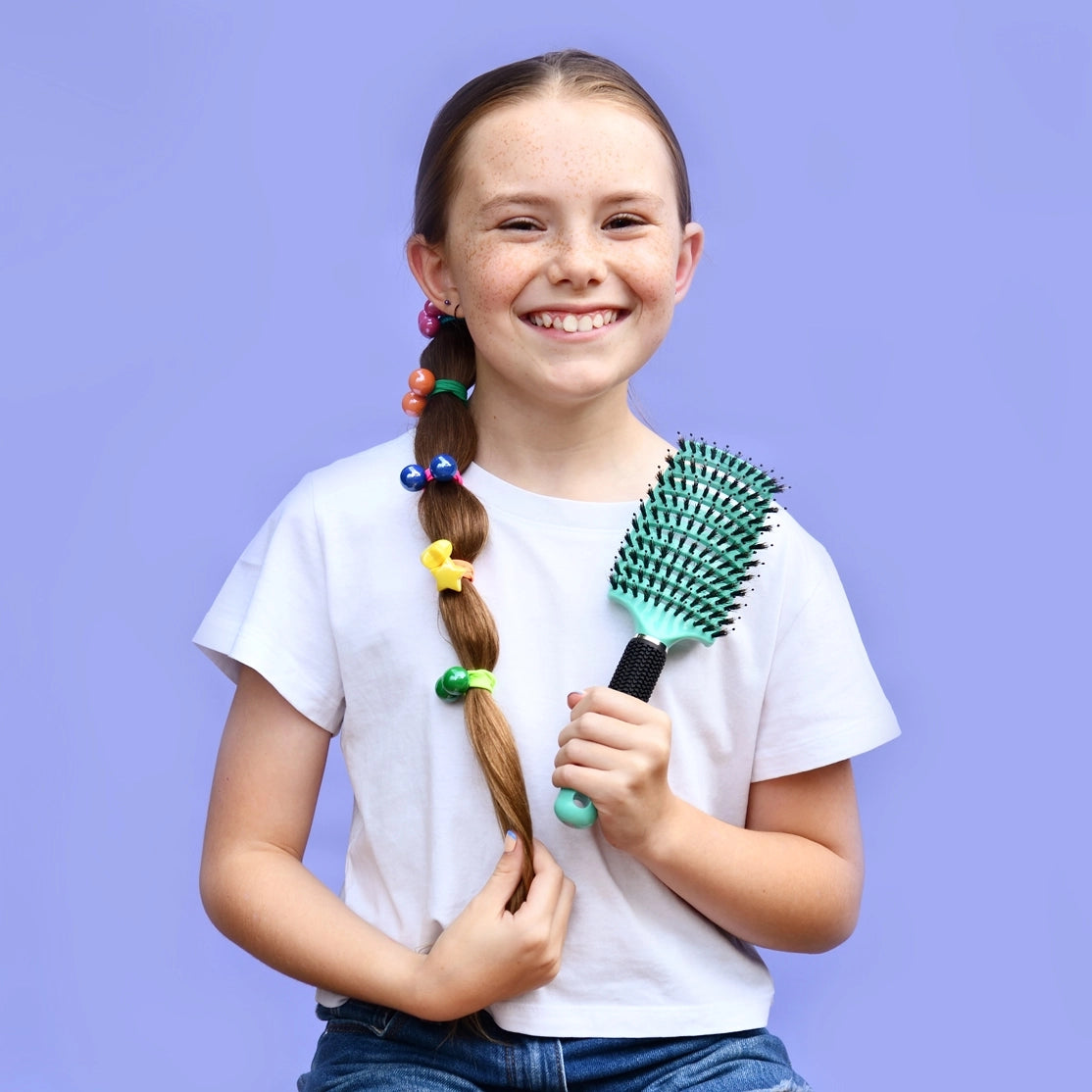 Detangler Kids Hair Brush - Pink