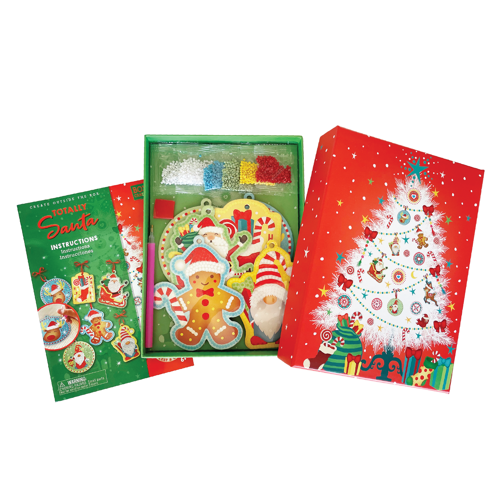Totally Santa - Christmas Ornaments Diamond Art Set