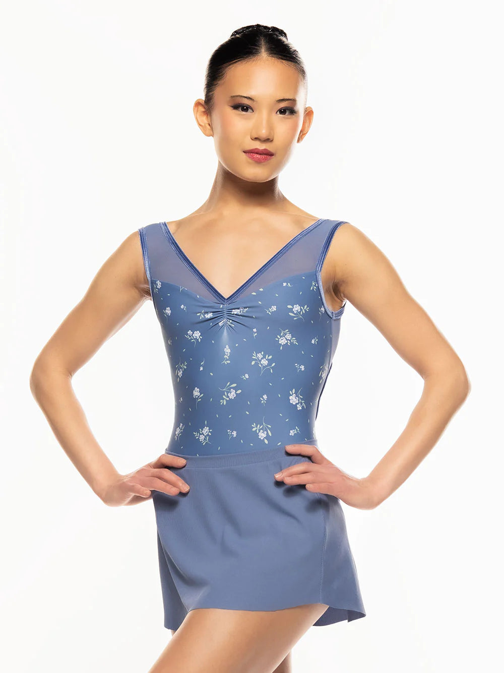 Fabiola Leotard - Baby's Breath Blue