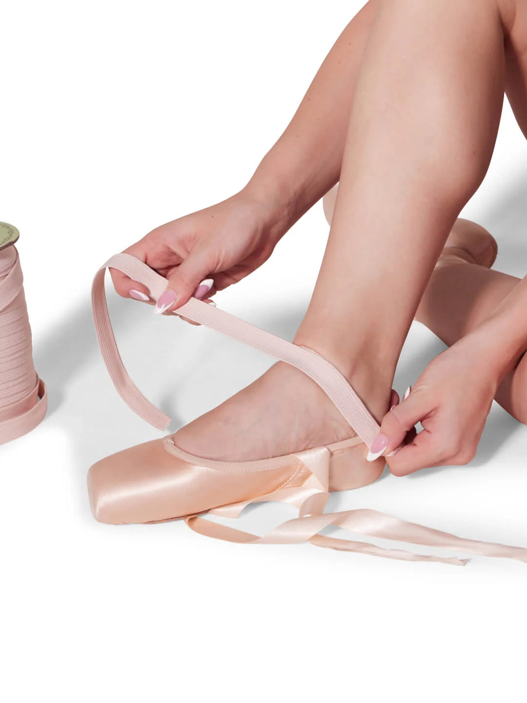 Cut-to-order Light Pink Elastic Bolt