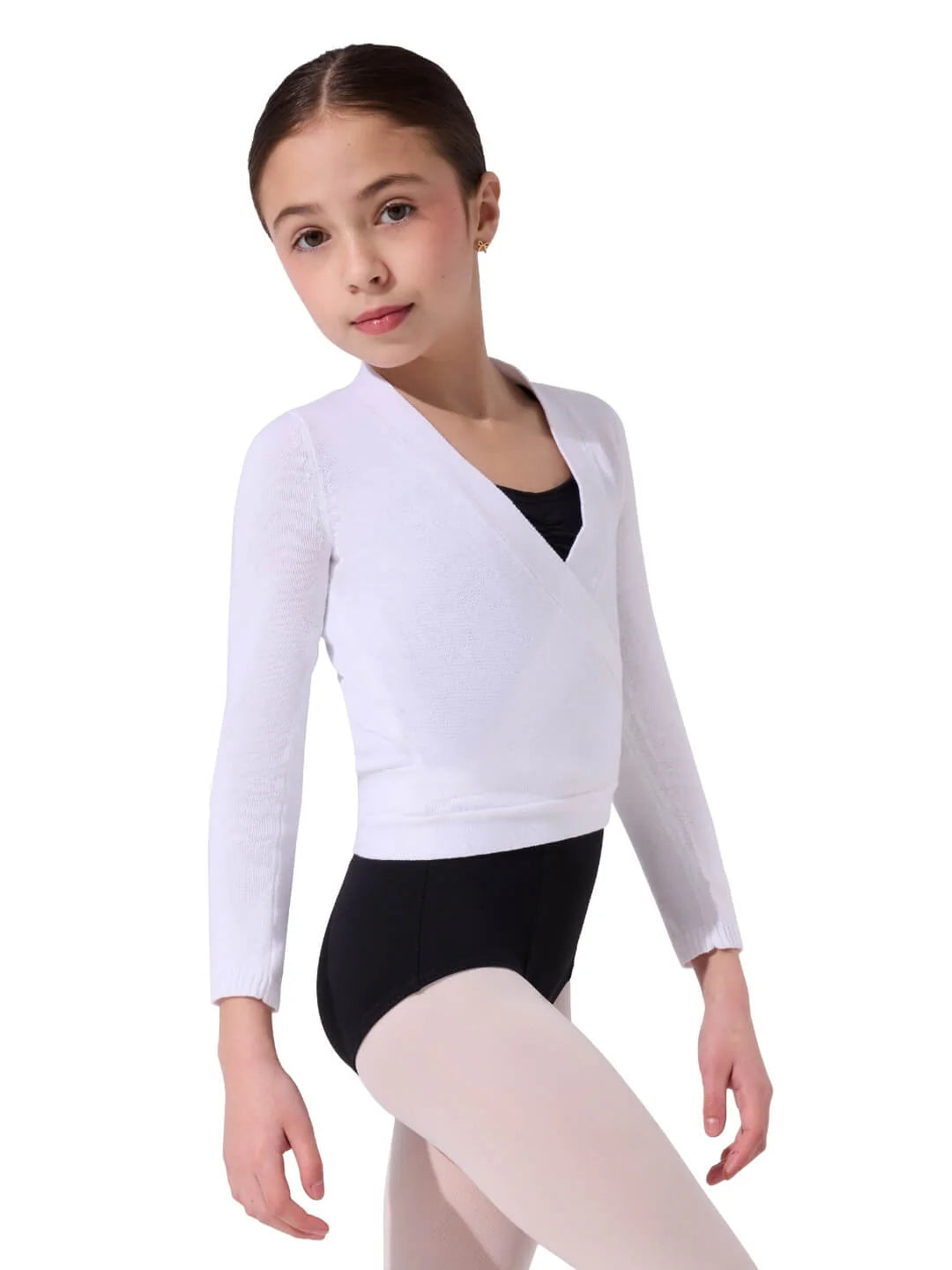 Wrap Sweater - White
