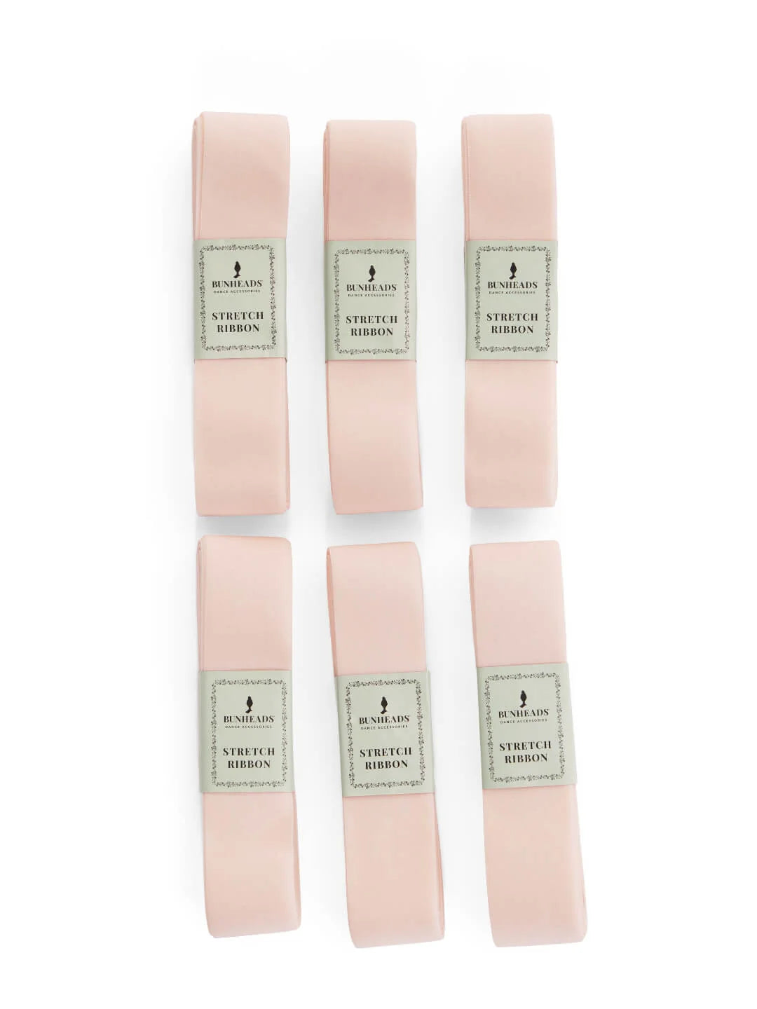 Light Pink Stretch Ribbon - 6 pack