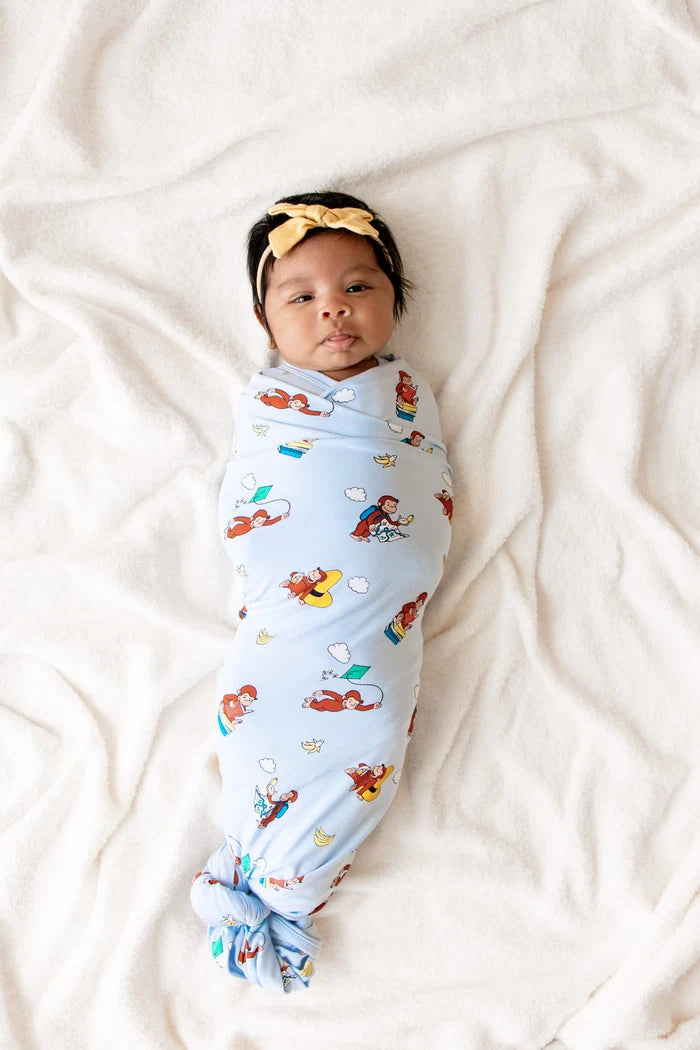 Swaddle Blanket in Curious George