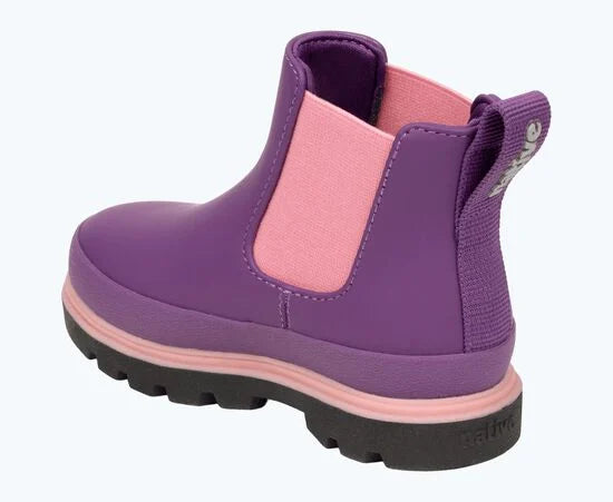 Kensington Chelsea Boots - Orchid Purple/ Jiffy Black/ Parachute Pink
