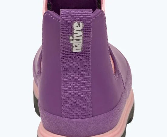 Kensington Chelsea Boots - Orchid Purple/ Jiffy Black/ Parachute Pink