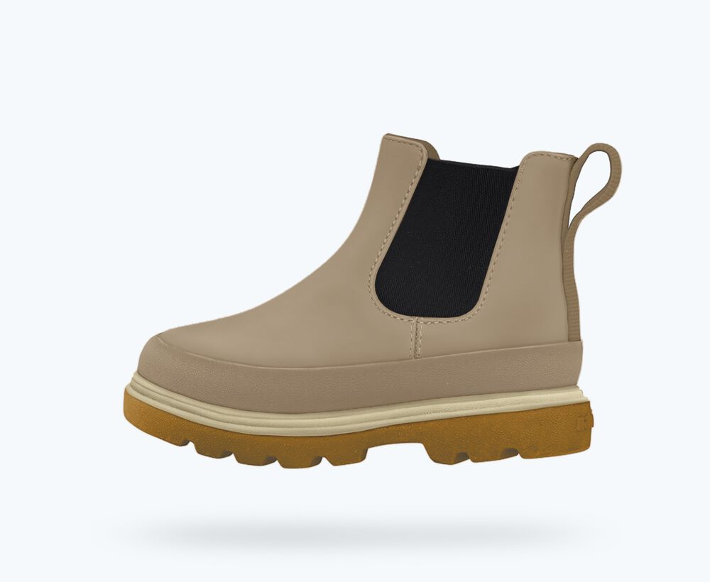 Kensington Chelsea Boots - Flax Tan / Mash Brown / Bone White