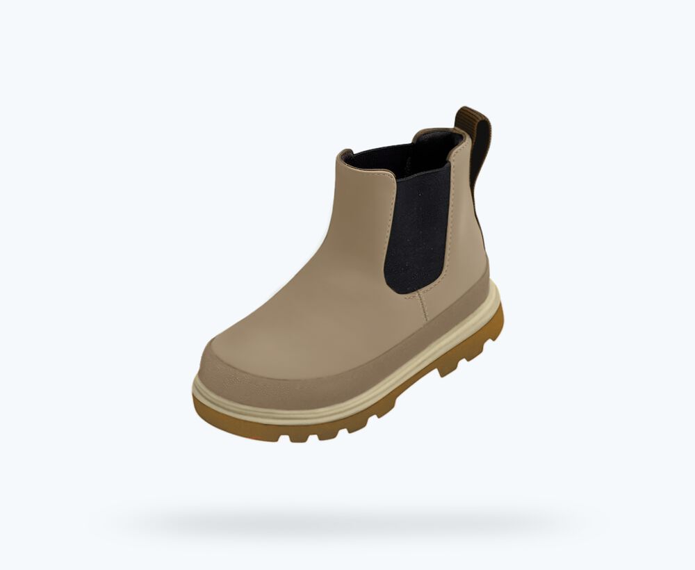 Kensington Chelsea Boots - Flax Tan / Mash Brown / Bone White