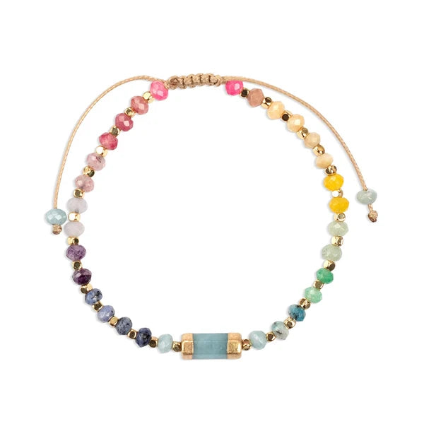 Chakra Glow Bracelet - Communication/Throat/Gold