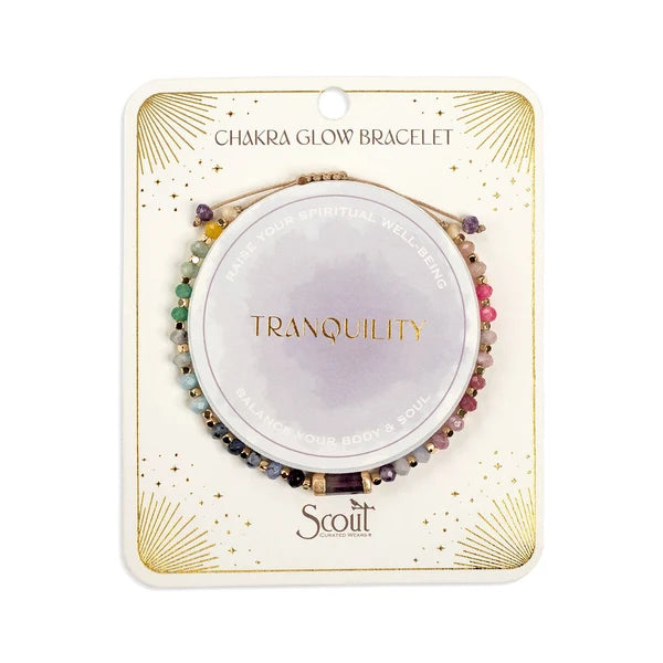Chakra Glow Bracelet - Tranquility/Crown/Gold