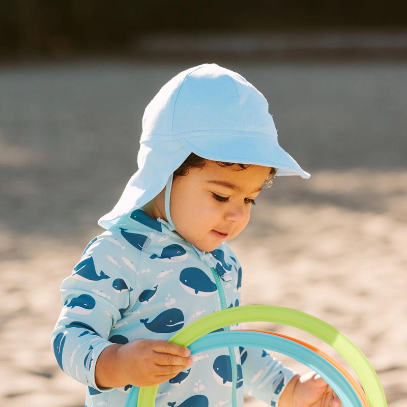 Baby Blue | Sun Soft Cotton Baby Cap