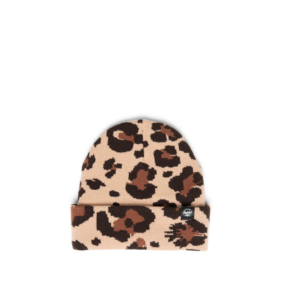 Elmer Graphic Beanie - Leopard Scribble Sesame