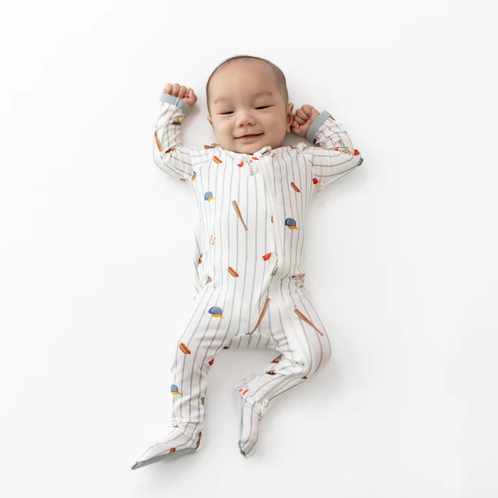 Zippered Footie in Home Run