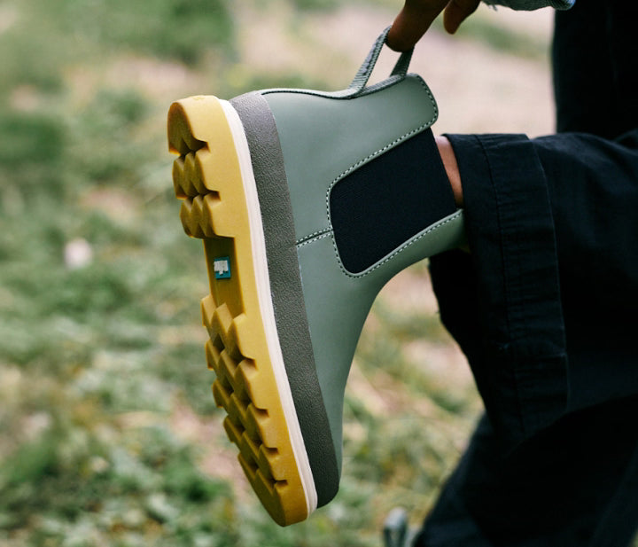 Kensington Chelsea Boots - Olivine / Mash Brown/ Bone White