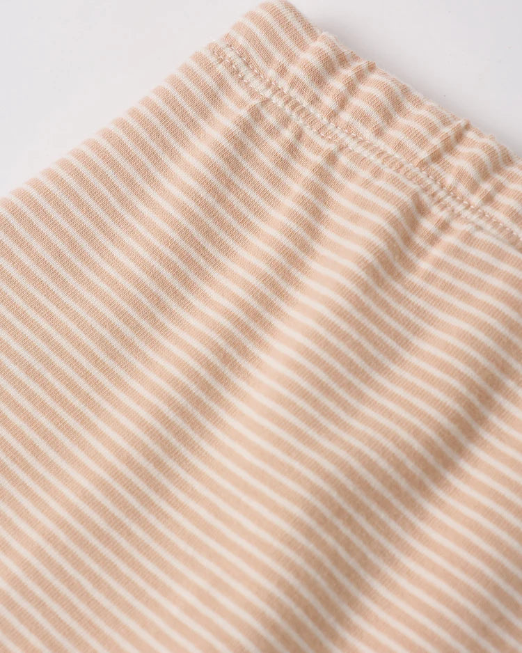 Drawstring Pant Melon Micro Stripe