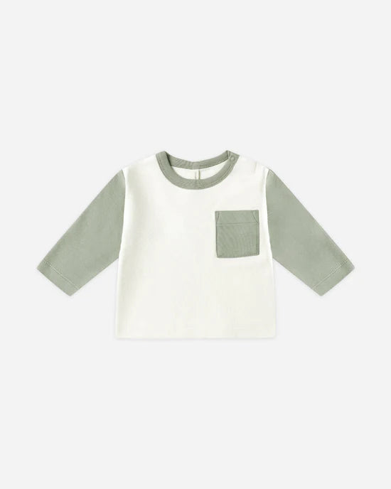 Long Sleeve Raglan Tee Fern