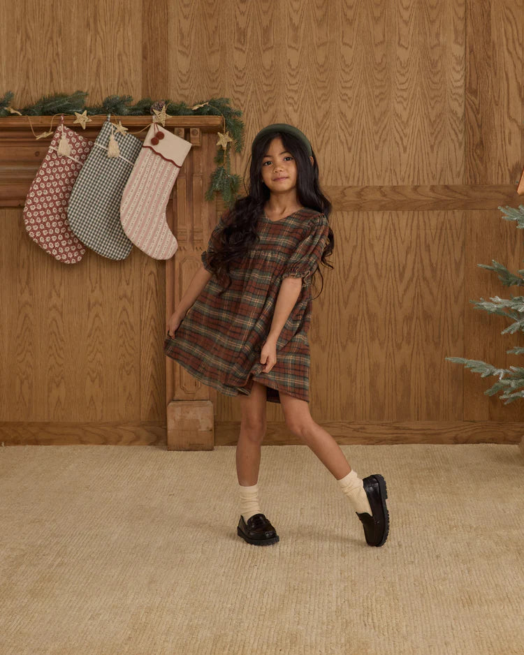Jolene Dress - Holiday Plaid