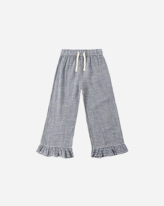 Wide Leg Pant - Gingham