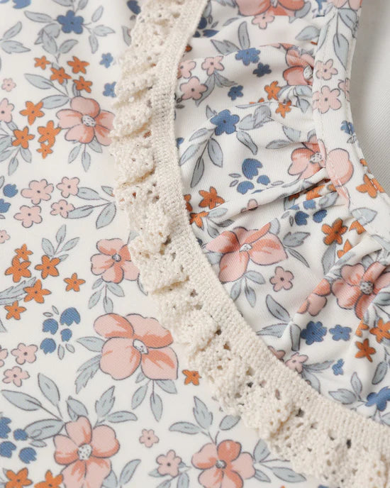 One-Piece Swimsuit - Flower Field