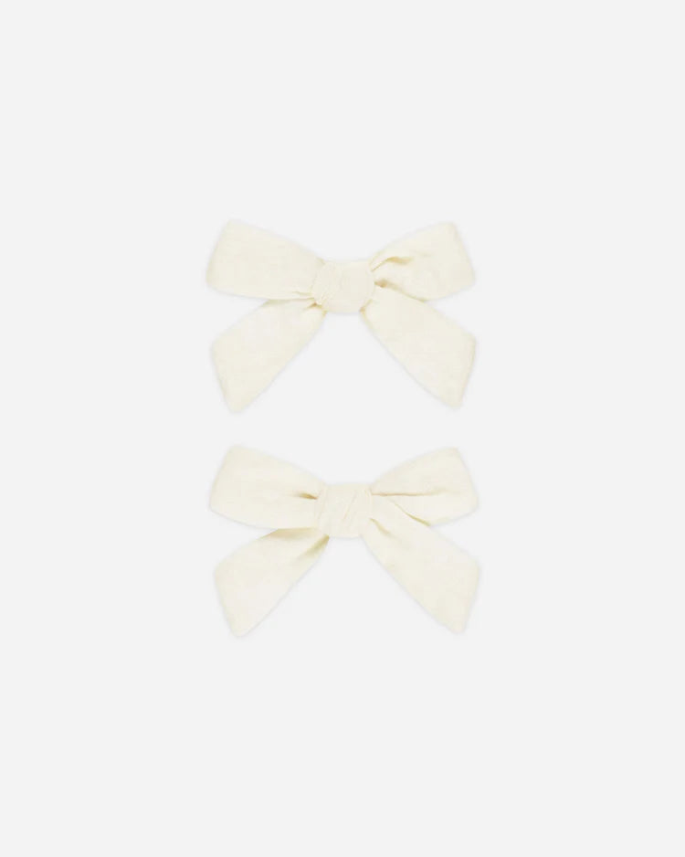 Bows, Set Of 2 - Ivory