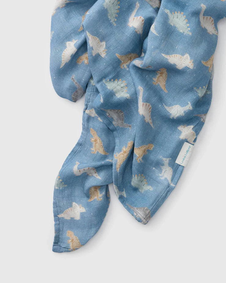 Muslin Swaddle - Dinosaur Stomp