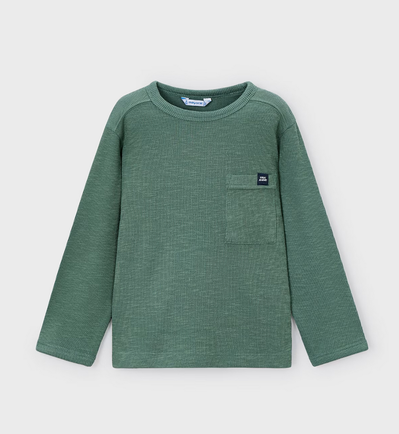 Knit Long Sleeve Tee - Spruce