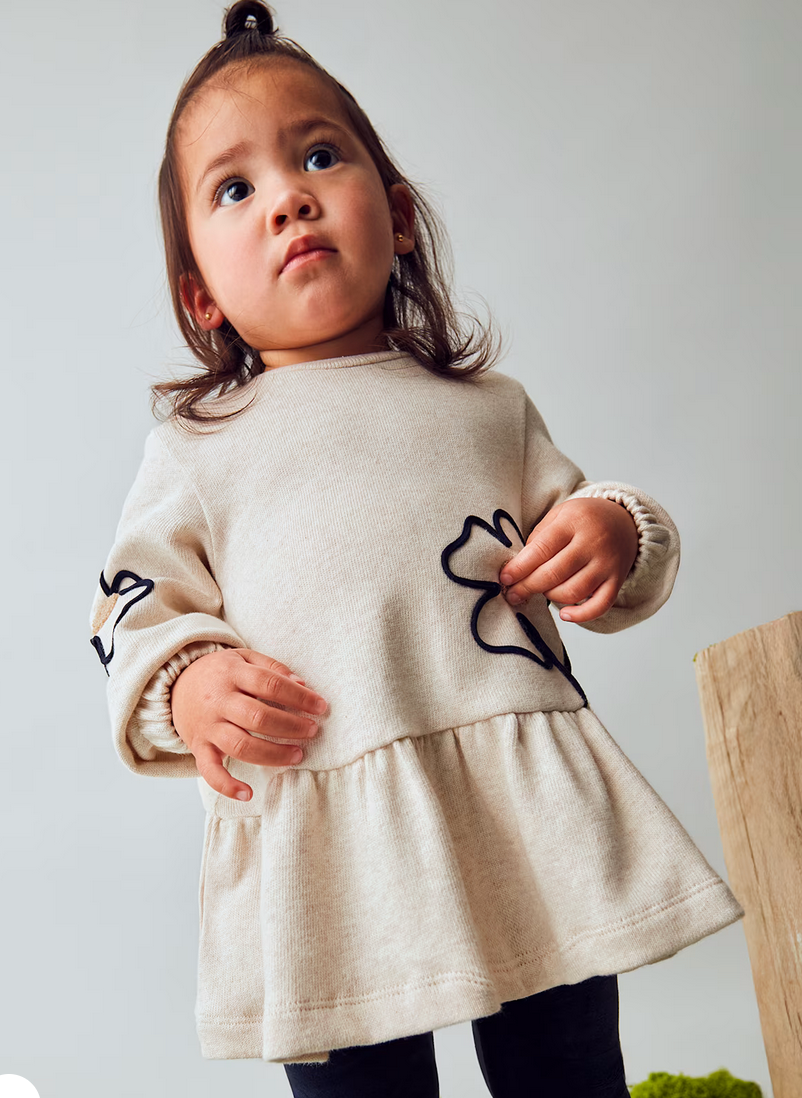 Baby Flower Applique Dress