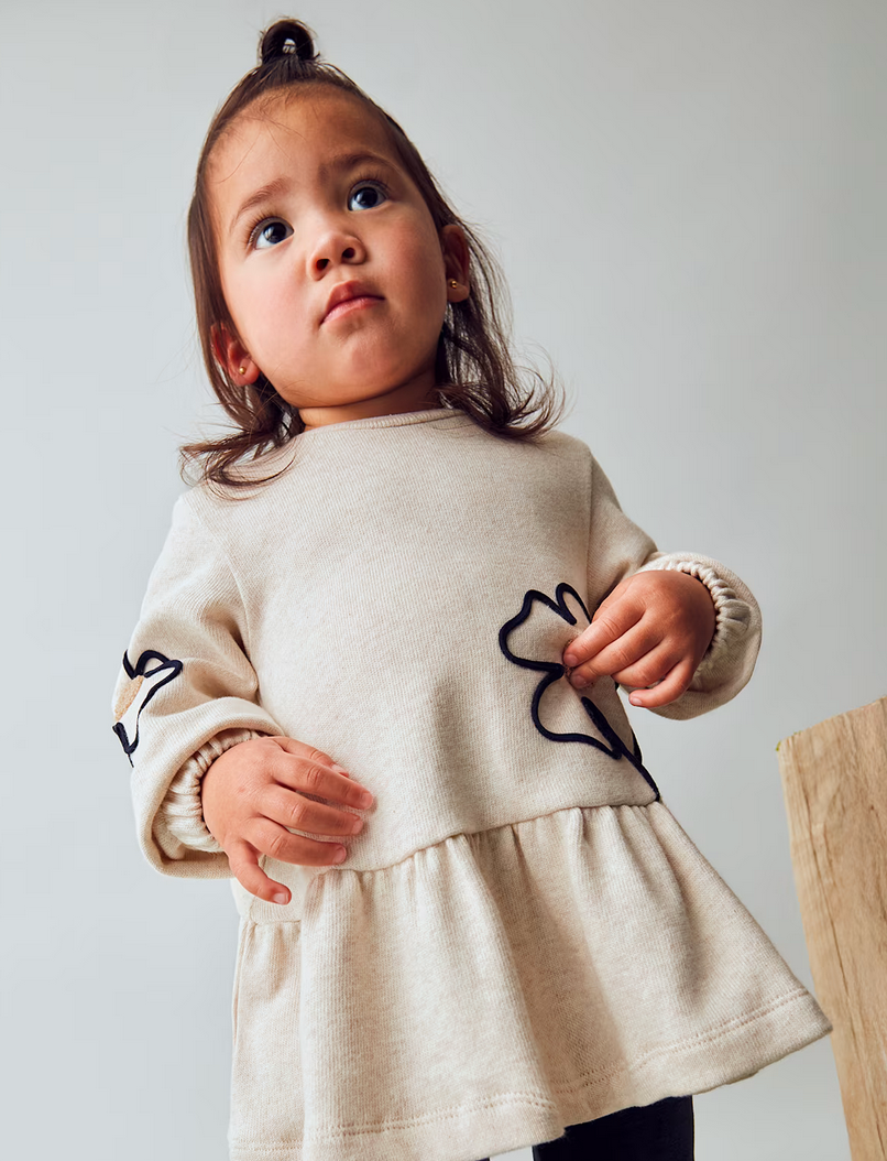 Baby Flower Applique Dress