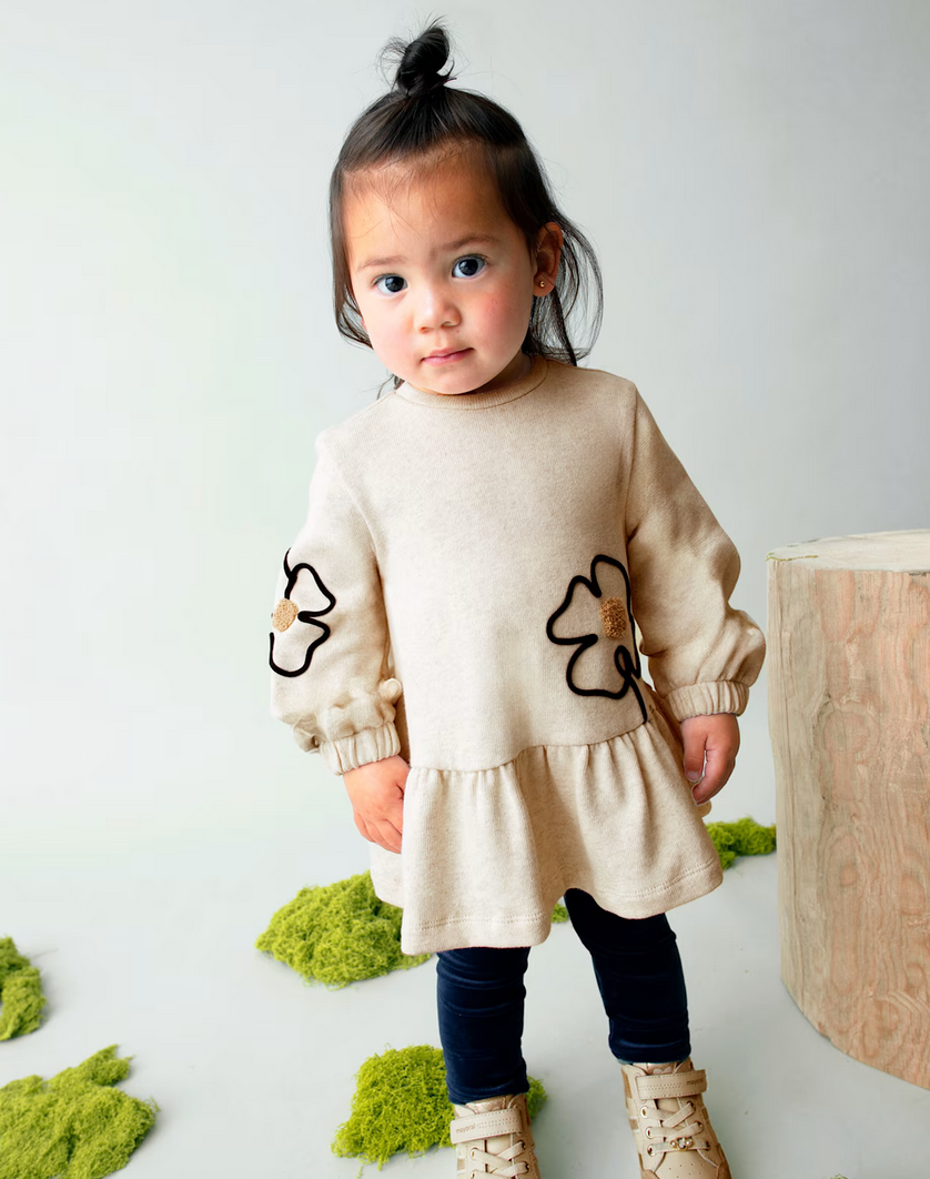 Baby Flower Applique Dress