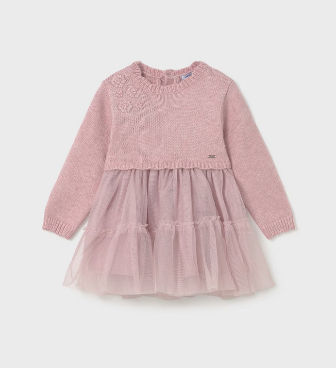 Baby Knit and Tulle Dress