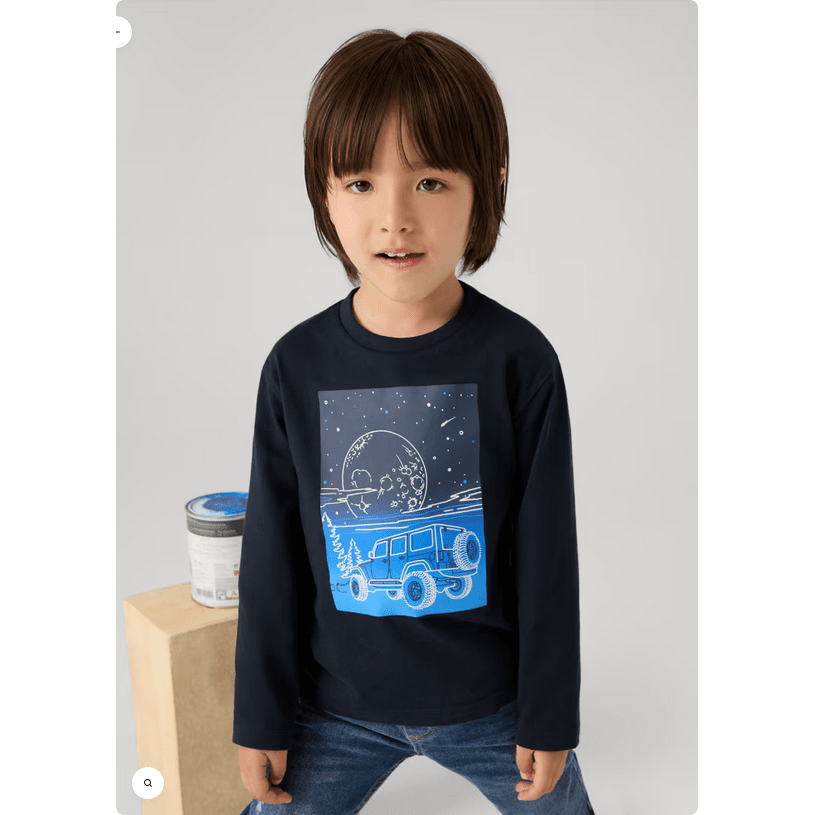 Jeep Glow in the Dark Long Sleeve Tee - Size 2