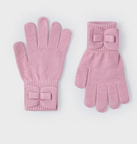 Bow Gloves - Pink - Size 12